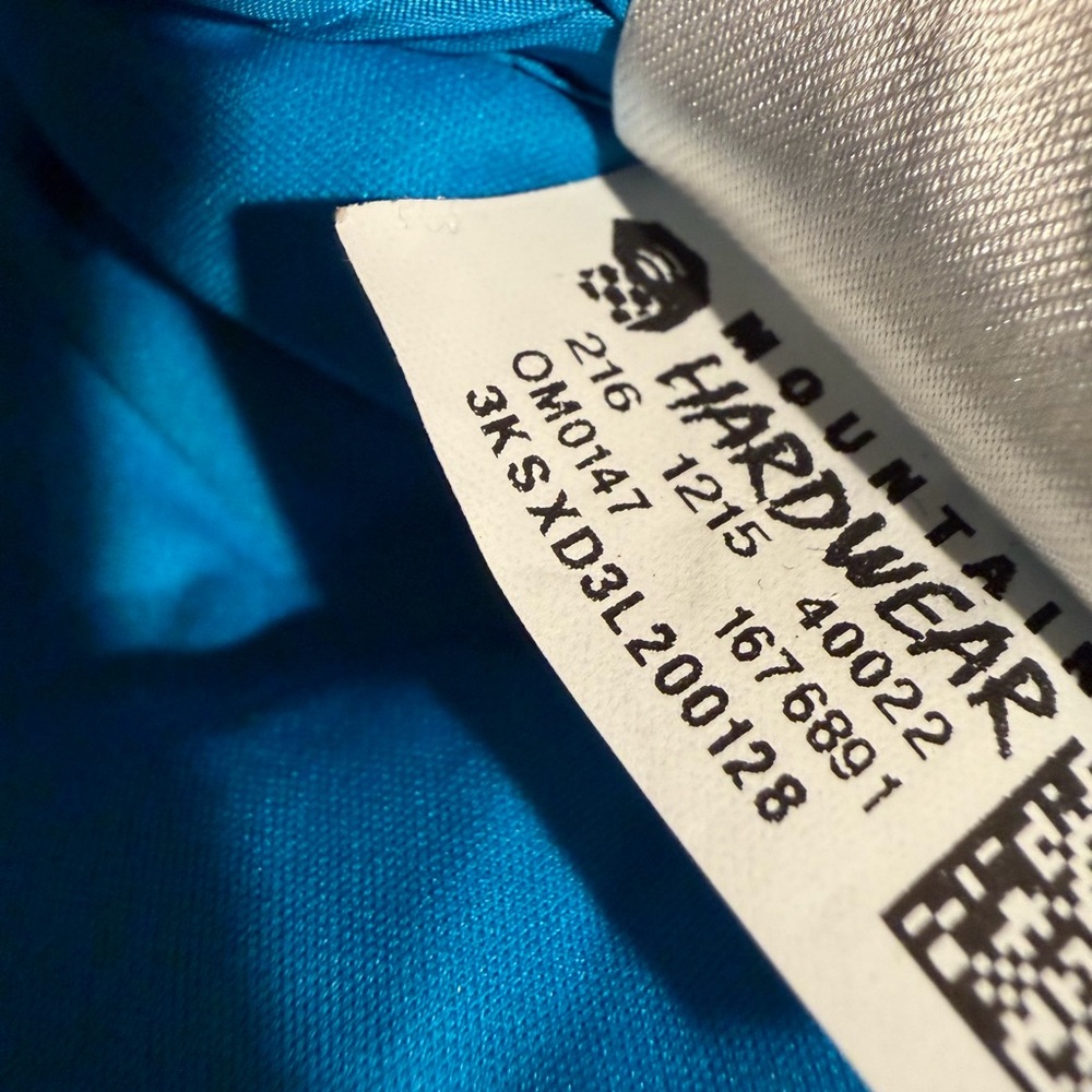 Mountain Hardware Stretch Down 750 Q Shield Jacket Blue Size S - Picture 9 of 14